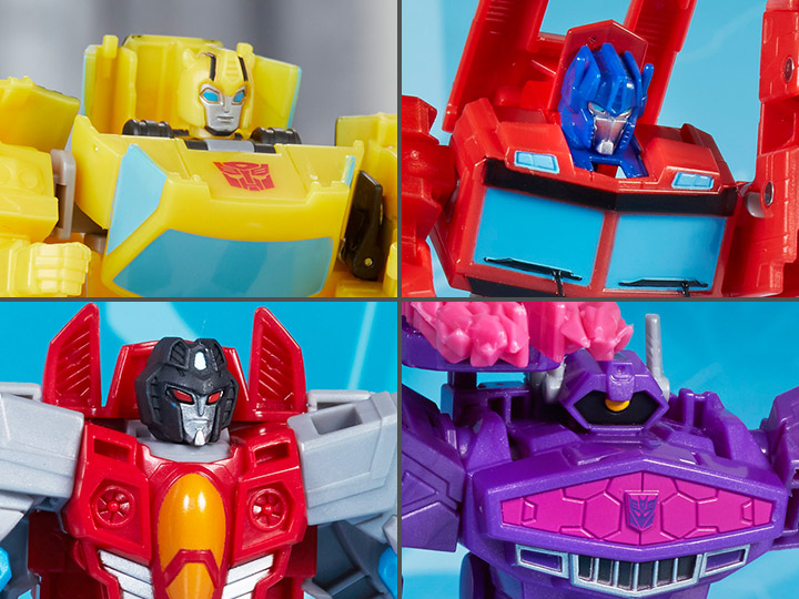 Transformers: Cyberverse Warrior Wave 1 Set of 4 Gallery Image 1
