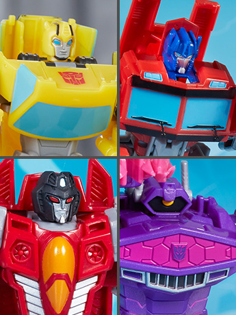 Transformers: Cyberverse Warrior Wave 1 Set of 4 Gallery Image 2