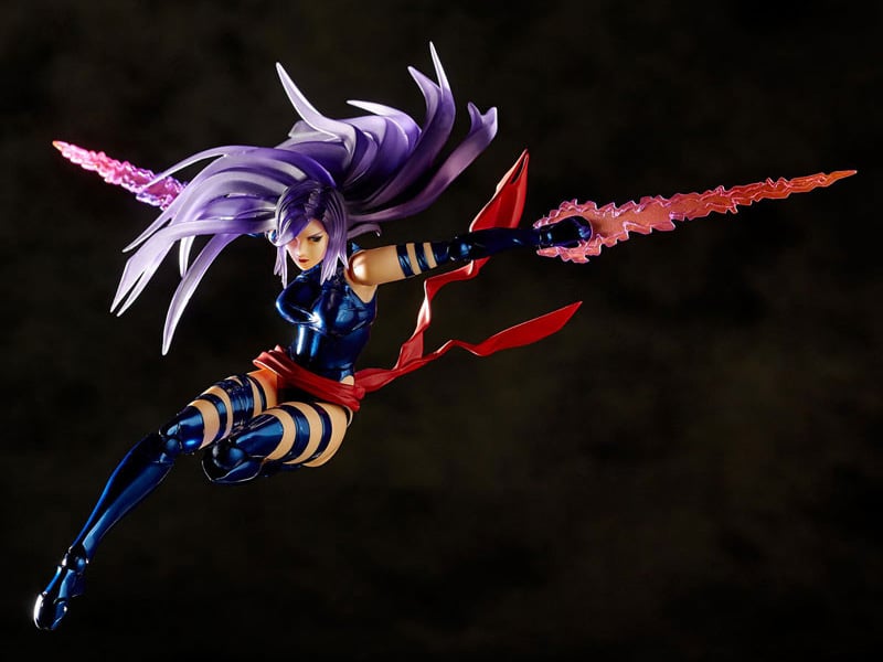 Marvel Amazing Yamaguchi Revoltech No.010 Psylocke Action Figure Gallery Image 11