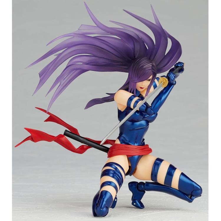 Marvel Amazing Yamaguchi Revoltech No.010 Psylocke Action Figure Gallery Image 4