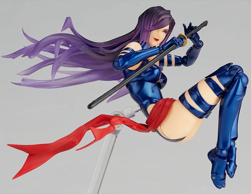 Marvel Amazing Yamaguchi Revoltech No.010 Psylocke Action Figure Gallery Image 8