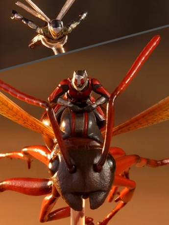 Ant-Man and the Wasp MMSC004 Ant-Man on Flying Ant & The Wasp Miniature Collectible Set Gallery Image 2