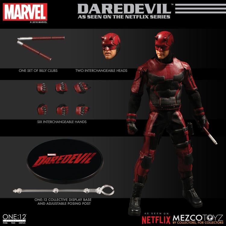 mezco toys one12collective デアデビル Netflix Mezco Netflix Daredevil | Marvel Daredevil Figure