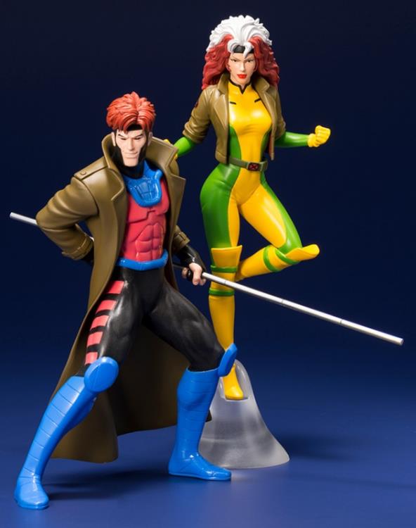 X-Men '92 ArtFX+ Gambit & Rogue Statue Two-Pack Gallery Image 3