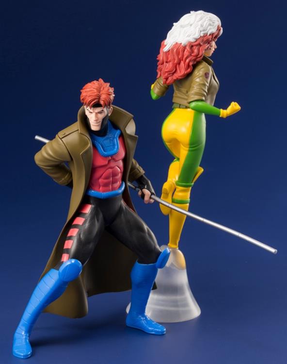 X-Men '92 ArtFX+ Gambit & Rogue Statue Two-Pack Gallery Image 5