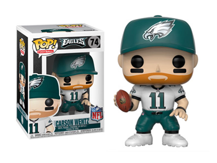 Pop! Football: Eagles - Carson Wentz (Away) Gallery Image 1