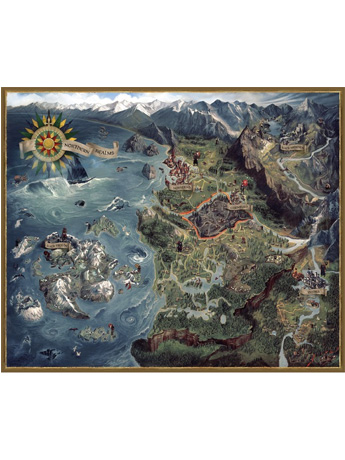 The Witcher 3: Wild Hunt Northern Realms Map 1000-Piece Puzzle Gallery Image 2