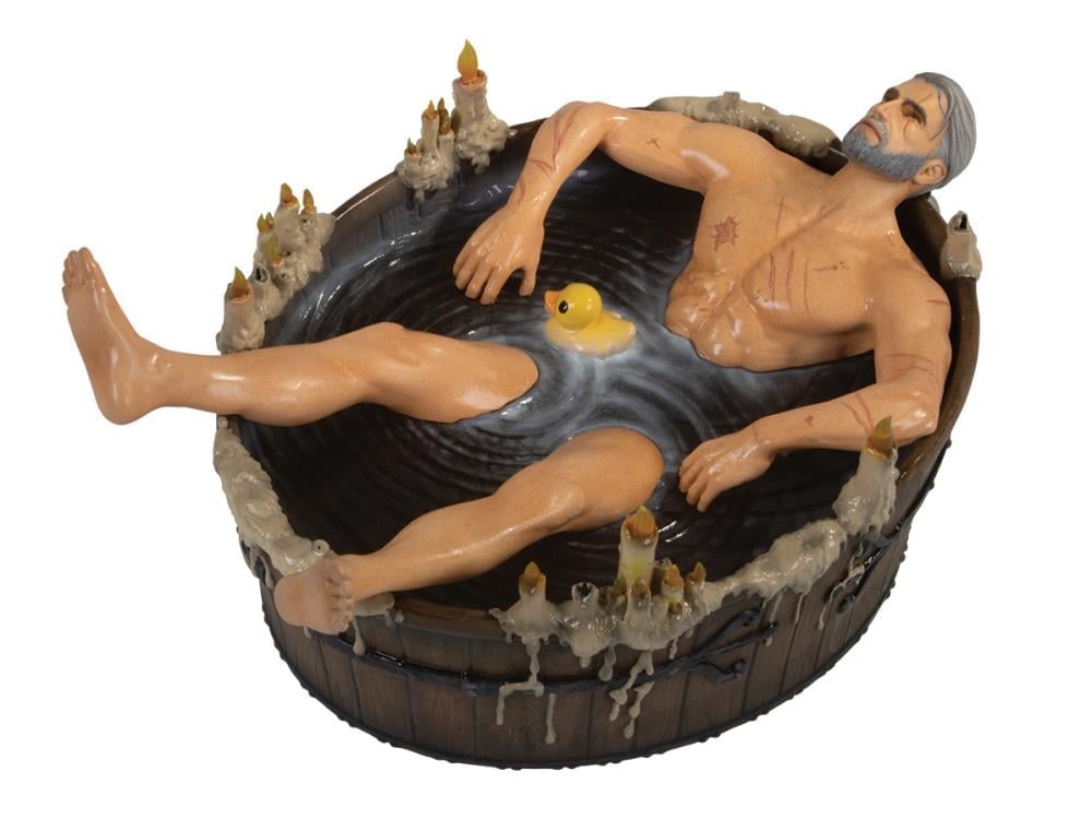 The Witcher 3: Wild Hunt Geralt in Bath Statuette Gallery Image 9