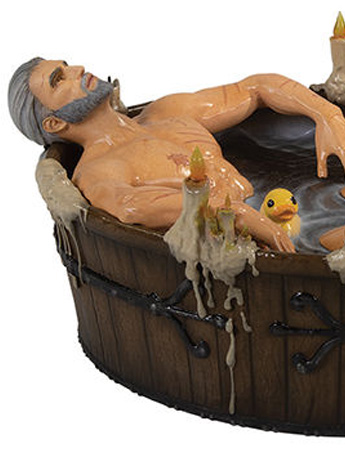 The Witcher 3: Wild Hunt Geralt in Bath Statuette Gallery Image 2