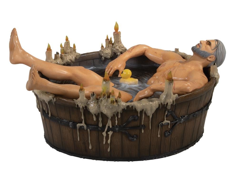 The Witcher 3: Wild Hunt Geralt in Bath Statuette Gallery Image 5