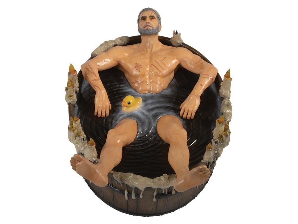 The Witcher 3: Wild Hunt Geralt in Bath Statuette Gallery Image 7
