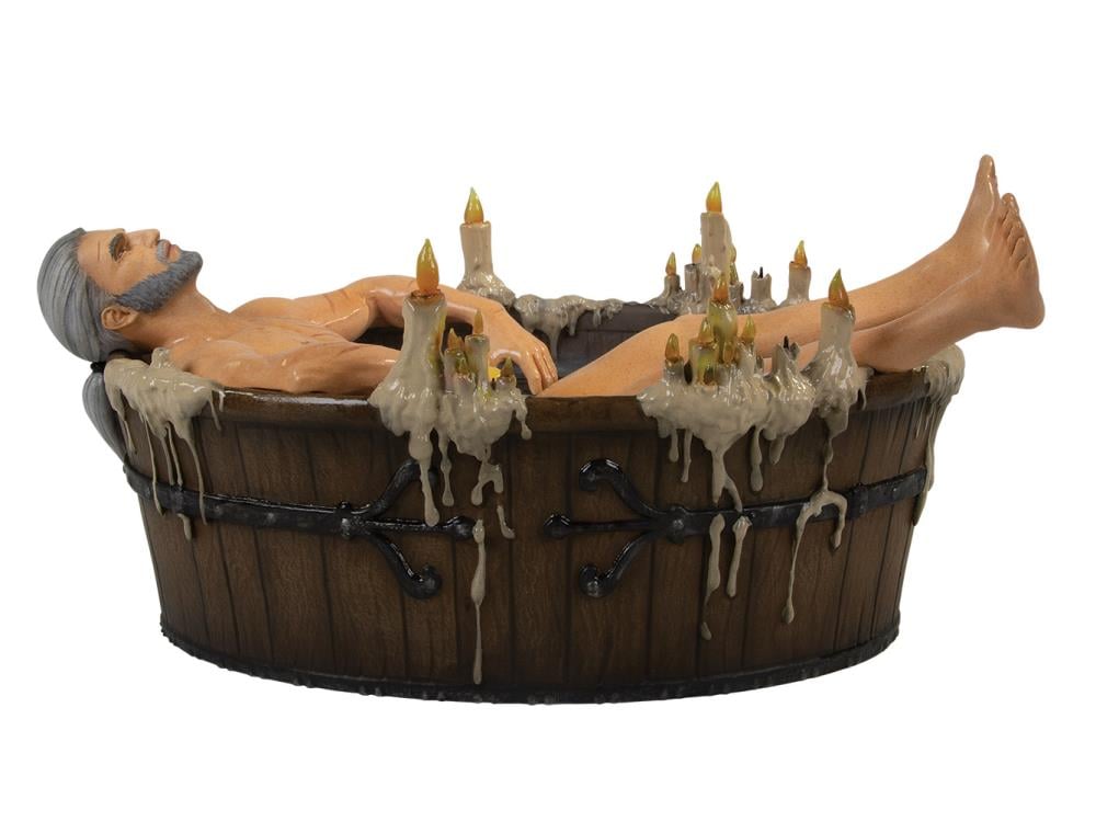 The Witcher 3: Wild Hunt Geralt in Bath Statuette Gallery Image 4