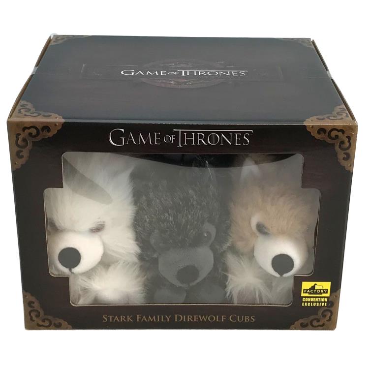 Game of Thrones Direwolf Cub Plush SDCC 2018 Exclusive Box Set Gallery Image 17