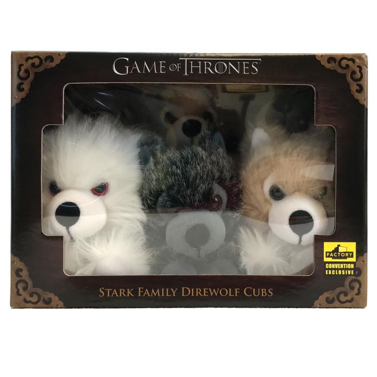 Game of Thrones Direwolf Cub Plush SDCC 2018 Exclusive Box Set Gallery Image 16