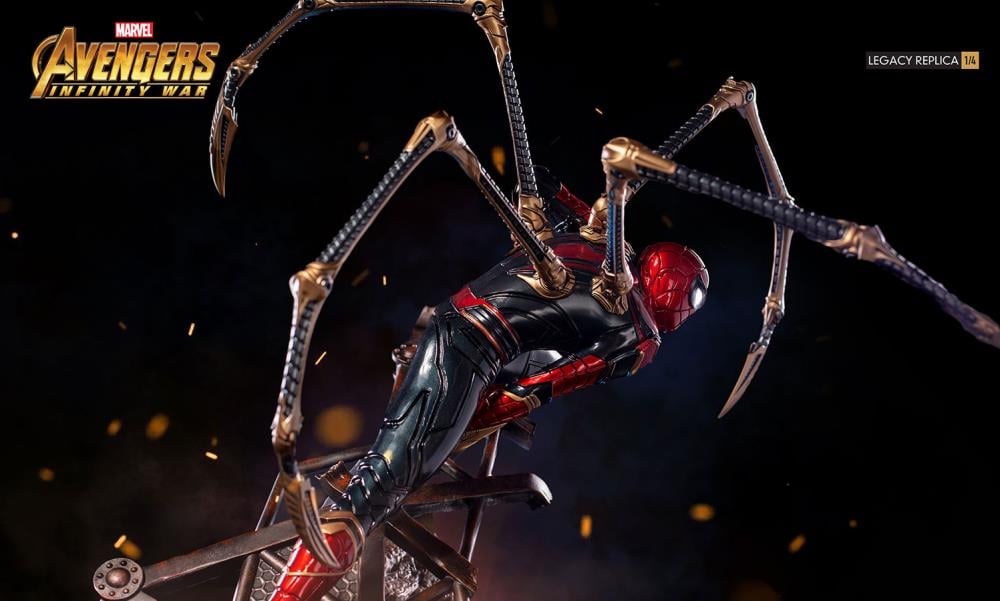 Avengers: Infinity War Legacy Replica Iron Spider Statue Gallery Image 10