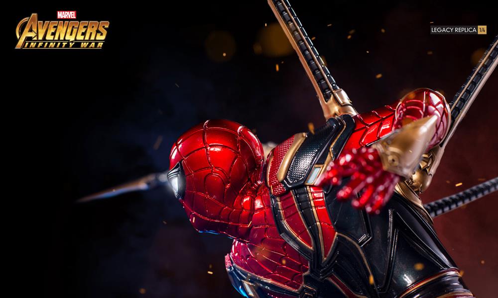 Avengers: Infinity War Legacy Replica Iron Spider Statue Gallery Image 15