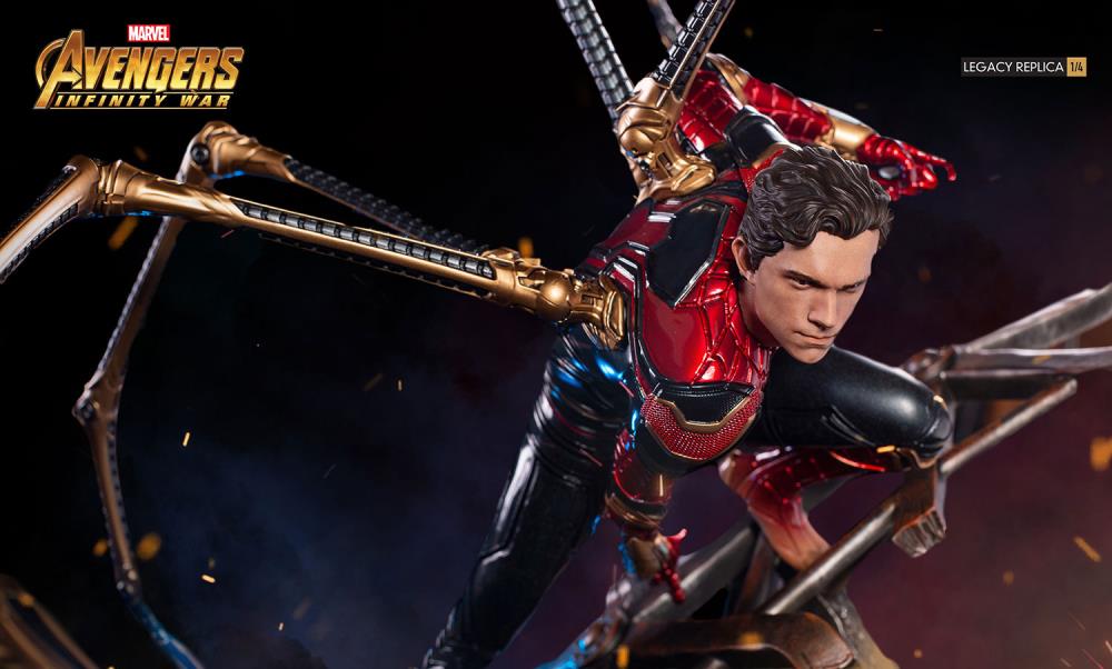Avengers: Infinity War Legacy Replica Iron Spider Statue Gallery Image 14