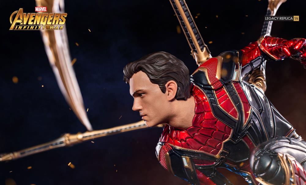 Avengers: Infinity War Legacy Replica Iron Spider Statue Gallery Image 12