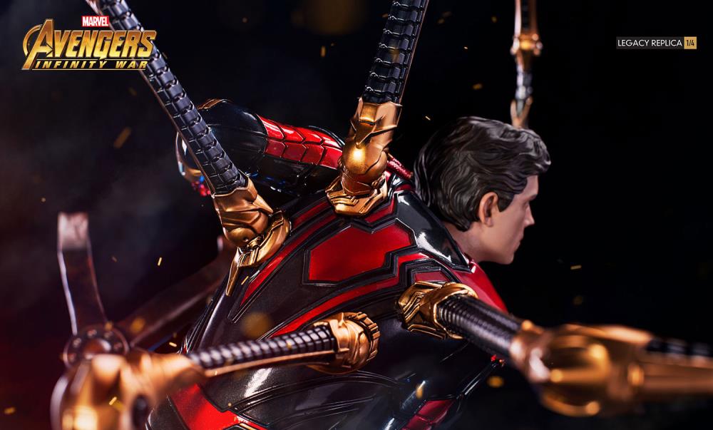 Avengers: Infinity War Legacy Replica Iron Spider Statue Gallery Image 13