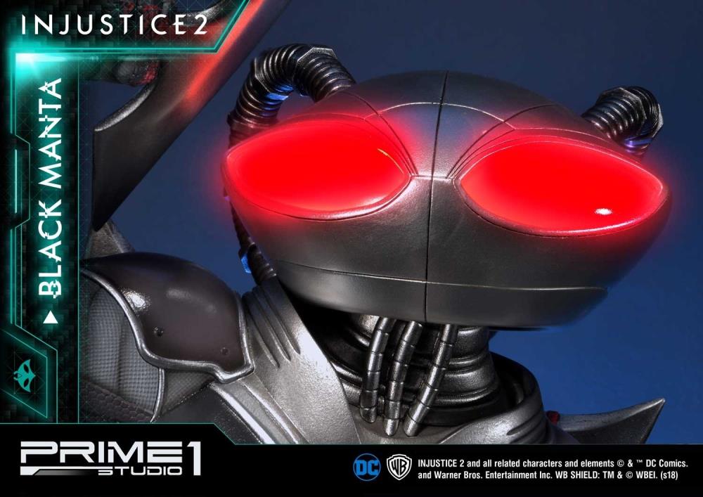 Injustice 2 Premium Masterline Black Manta 1/4 Scale Statue Gallery Image 12