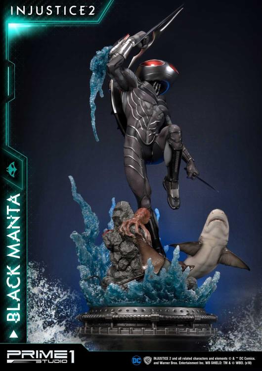 Injustice 2 Premium Masterline Black Manta 1/4 Scale Statue Gallery Image 6