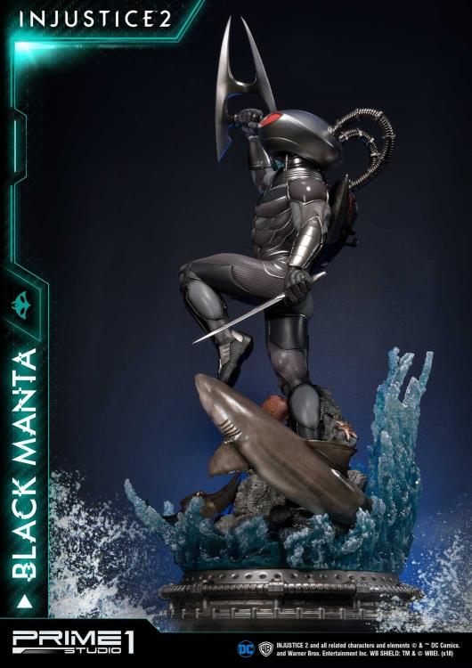 Injustice 2 Premium Masterline Black Manta 1/4 Scale Statue Gallery Image 4