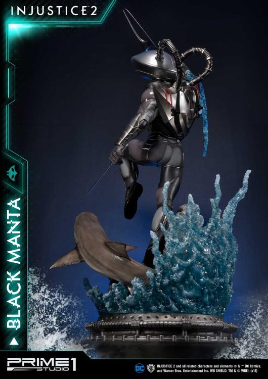 Injustice 2 Premium Masterline Black Manta 1/4 Scale Statue Gallery Image 5