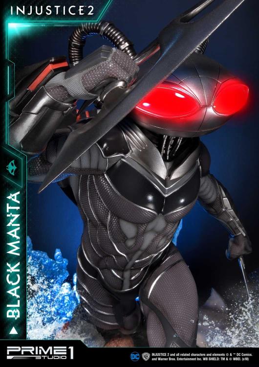 Injustice 2 Premium Masterline Black Manta 1/4 Scale Statue Gallery Image 8