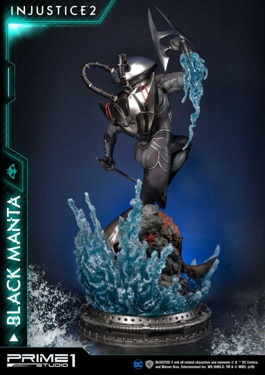 Injustice 2 Premium Masterline Black Manta 1/4 Scale Statue Gallery Image 7
