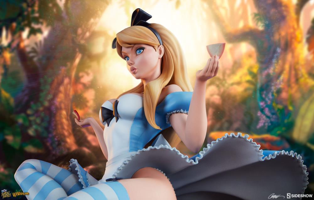 Fairytale Fantasies Collection Alice in Wonderland Statue Gallery Image 9
