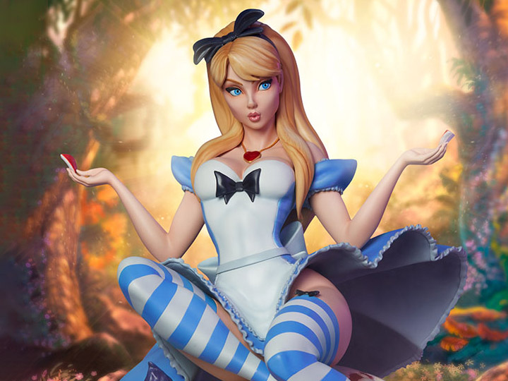 Fairytale Fantasies Collection Alice in Wonderland Statue Gallery Image 1