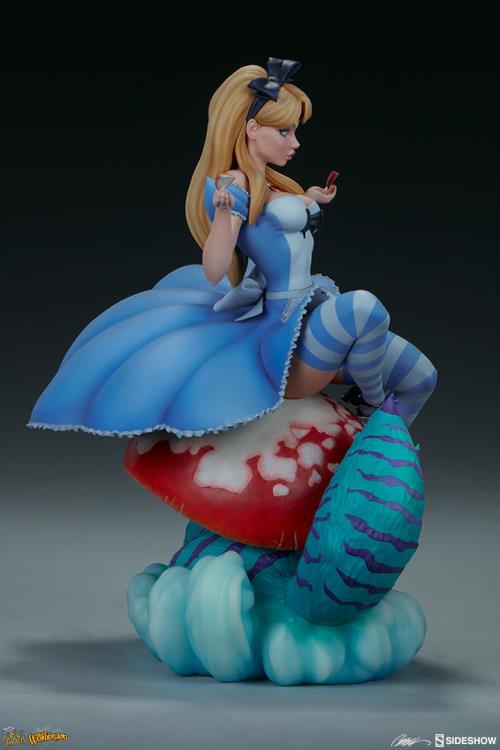Fairytale Fantasies Collection Alice in Wonderland Statue Gallery Image 6