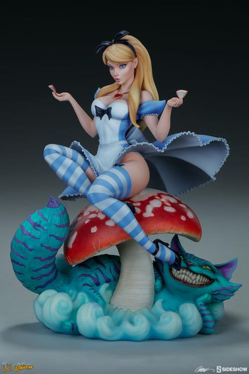 Fairytale Fantasies Collection Alice in Wonderland Statue Gallery Image 4