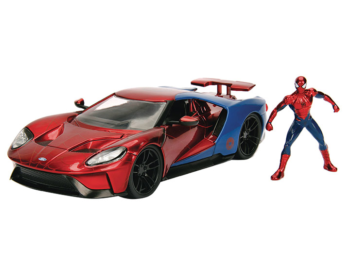 Marvel Metals Die Cast Spider-Man & 2017 Ford GT Gallery Image 1