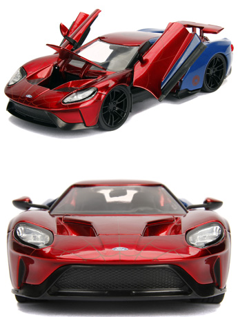 Marvel Metals Die Cast Spider-Man & 2017 Ford GT Gallery Image 2