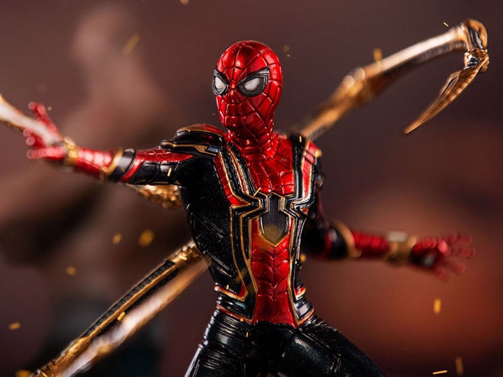 Avengers: Infinity War Battle Diorama Series Iron Spider 1/10 Art Scale Statue Gallery Image 1