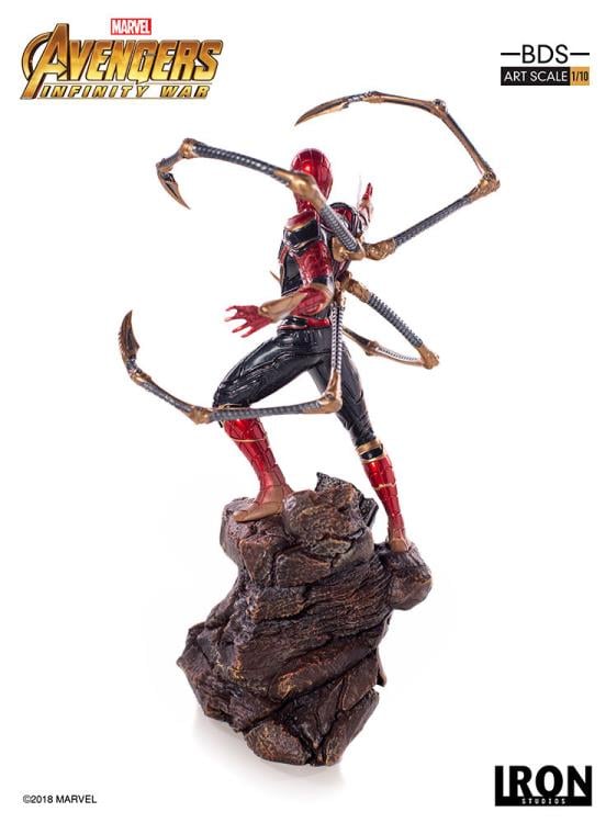 Avengers: Infinity War Battle Diorama Series Iron Spider 1/10 Art Scale Statue Gallery Image 10