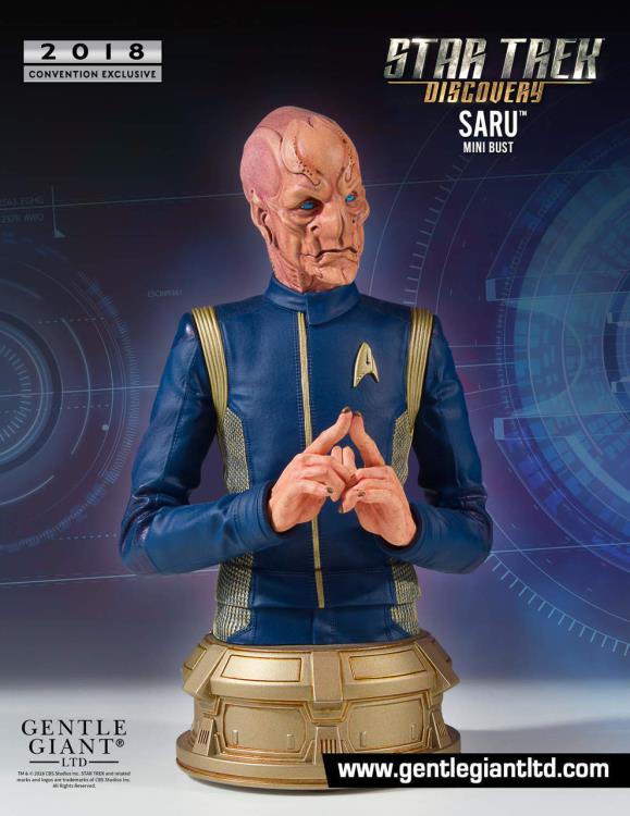 Star Trek: Discovery Lt. Saru SDCC 2018 Exclusive Collectible Mini Bust Gallery Image 10