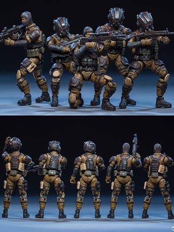 Dark Source Soldier Series Tiger Tracker 1/24 Scale Figure Set Gallery Image 2