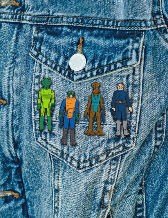 Star Wars Cantina Adventure SDCC 2018 Exclusive Enamel Pin Set Gallery Image 4