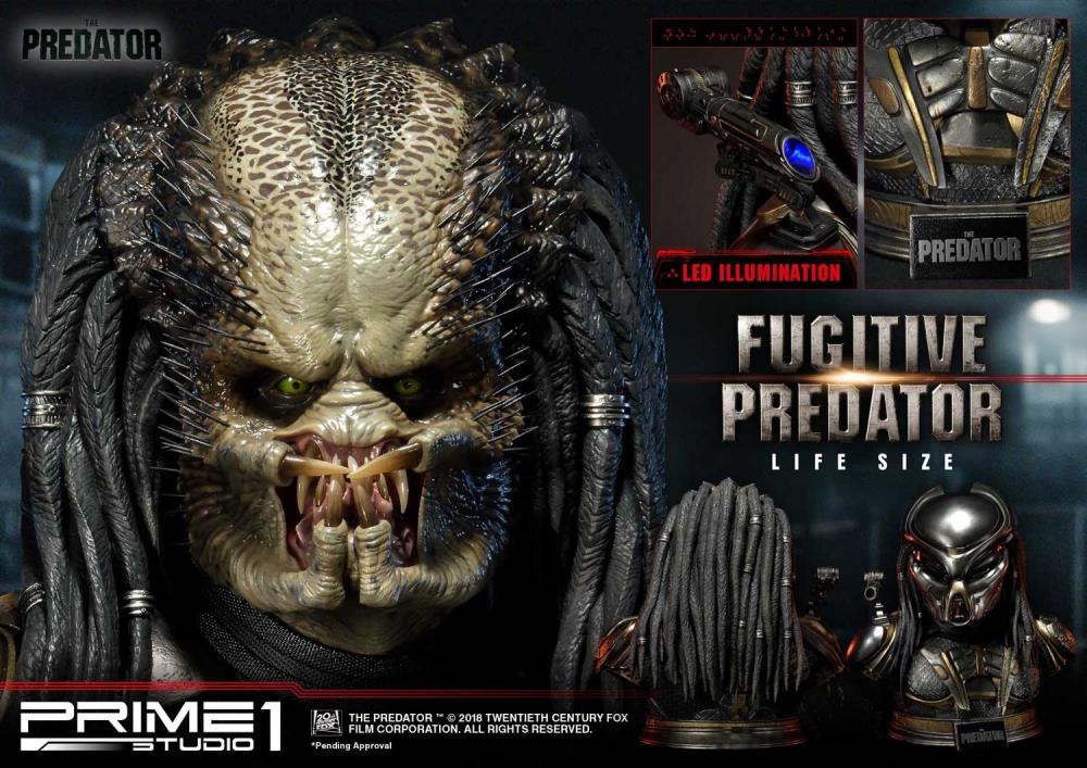 The Predator Fugitive Predator Life Size Bust Gallery Image 21
