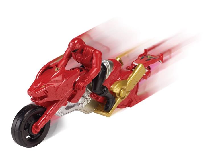 Zord Builder Collection Power Ranger Cycle With Figure - Lost Galaxy Cycle & Red Ranger Gallery Image 2