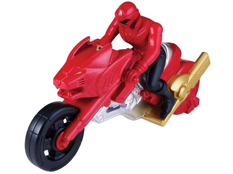 Zord Builder Collection Power Ranger Cycle With Figure - Lost Galaxy Cycle & Red Ranger Gallery Image 1