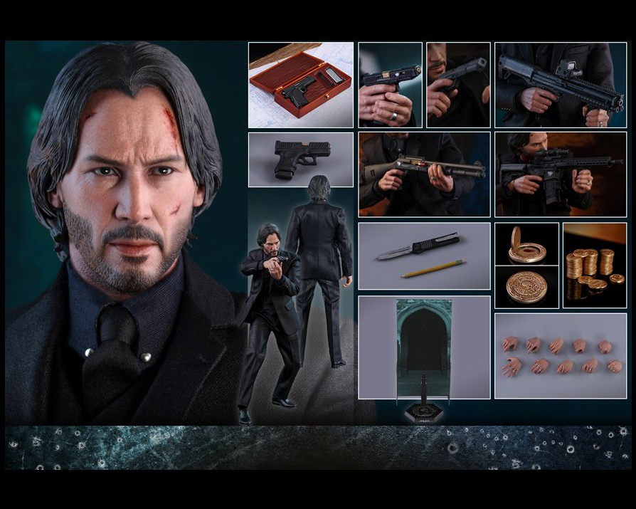John Wick: Chapter 2 MMS504 John Wick 1/6th Scale Collectible Figure Gallery Image 16