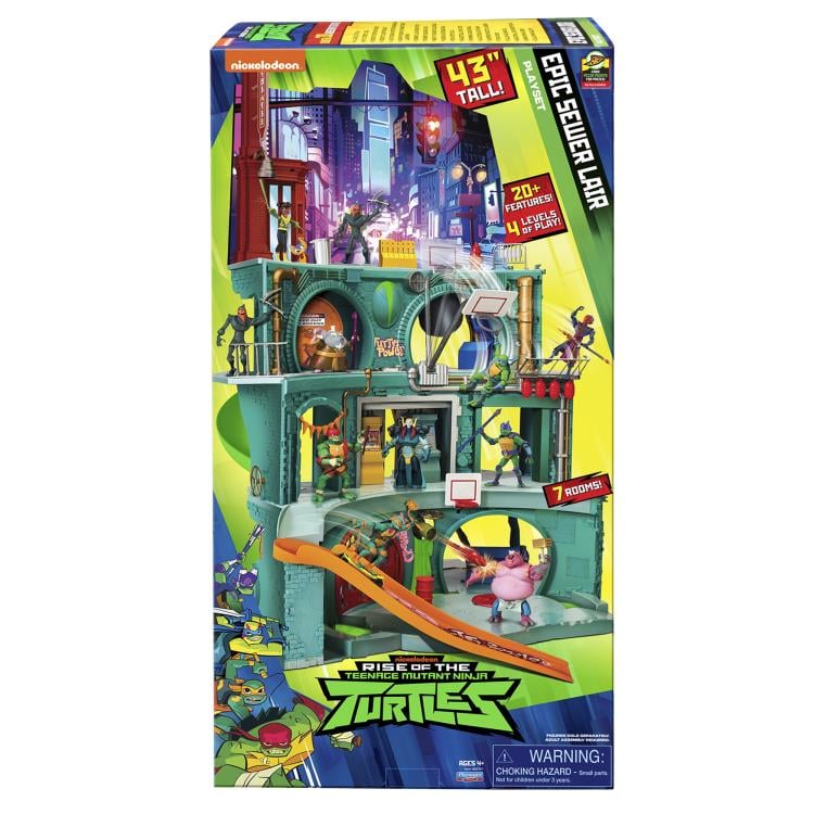 Rise of The Teenage Mutant Ninja Turtles Epic Sewer Lair Playset Gallery Image 15