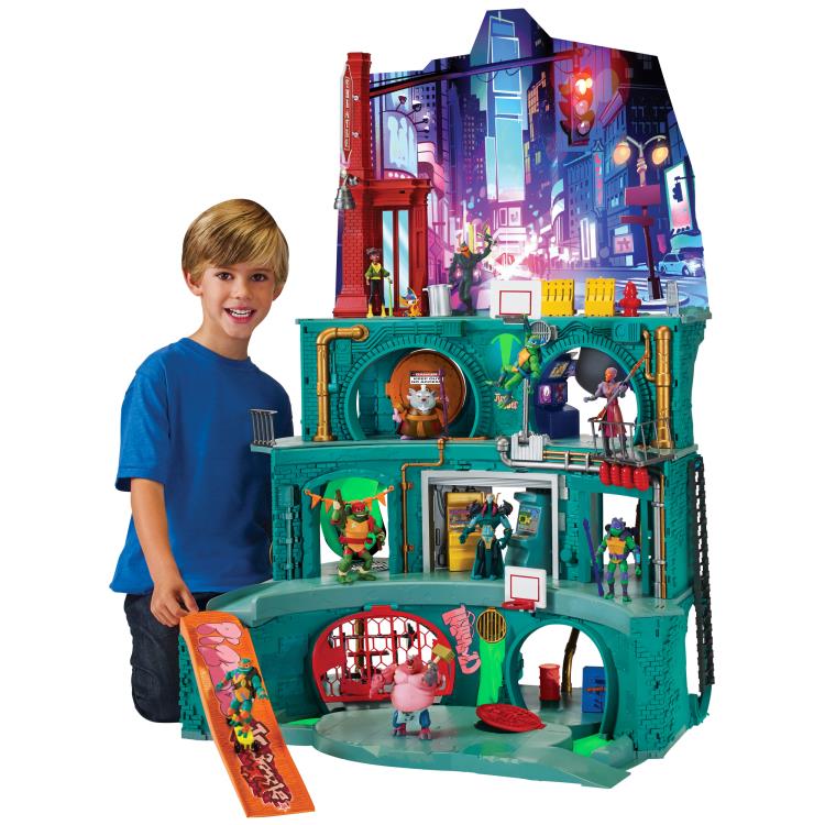 Rise of The Teenage Mutant Ninja Turtles Epic Sewer Lair Playset Gallery Image 4