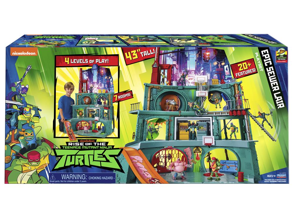 Rise of The Teenage Mutant Ninja Turtles Epic Sewer Lair Playset Gallery Image 14
