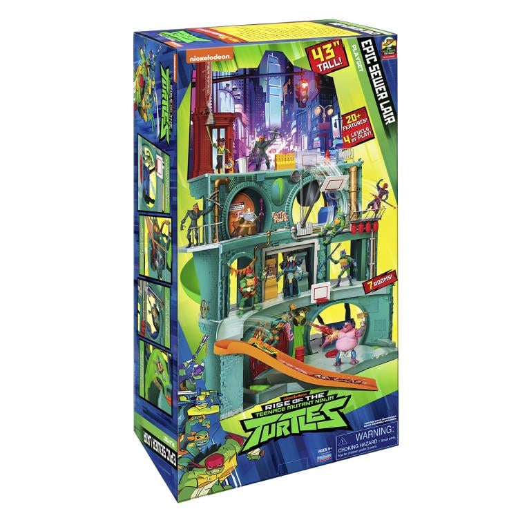 Rise of The Teenage Mutant Ninja Turtles Epic Sewer Lair Playset Gallery Image 16
