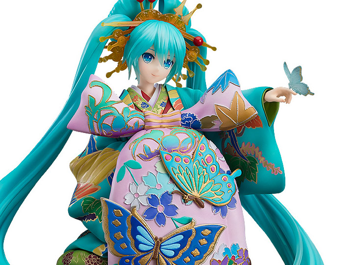 Vocaloid Hatsune Miku (Chokabuki Kuruwa Kotoba Awase Kagami Ver.) 1/7 Scale Figure Gallery Image 1