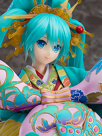 Vocaloid Hatsune Miku (Chokabuki Kuruwa Kotoba Awase Kagami Ver.) 1/7 Scale Figure Gallery Image 2